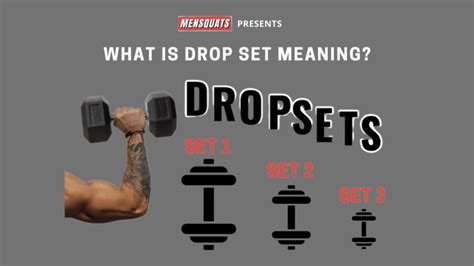 what does drop set mean.